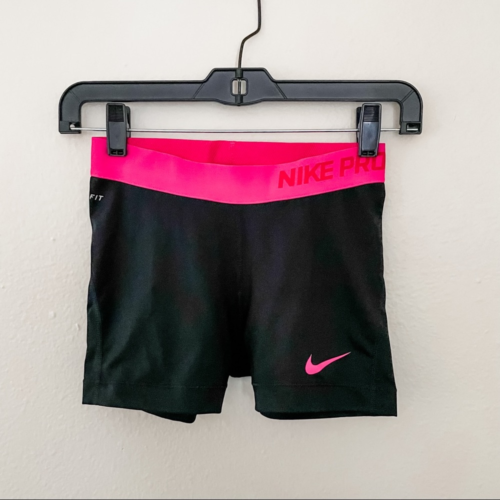 Black & Pink Nike Shorts